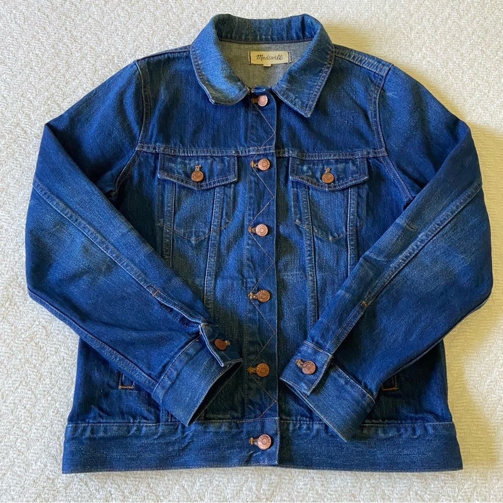 Madewell Classic Denim Jacket In Briarwood Wash - Picture 3 of 15